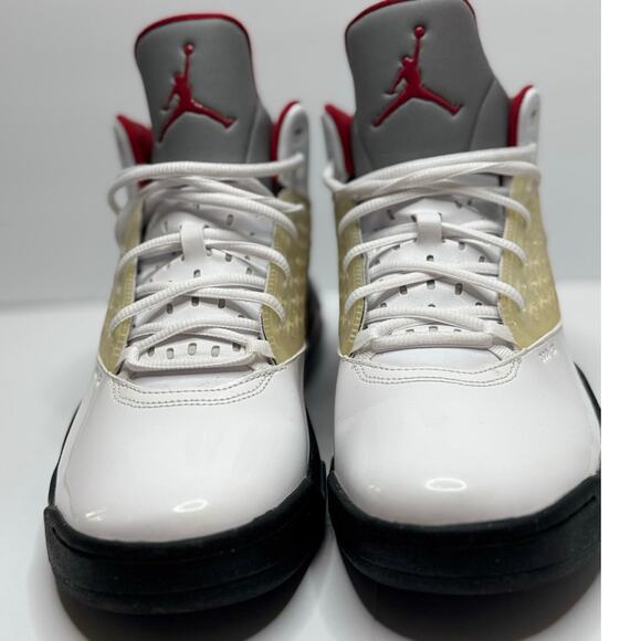 Nike Air Jordan "Maxin" 200 White/Gym Red Basketball Sneakers Men’s 11.5 - Picture 4 of 7